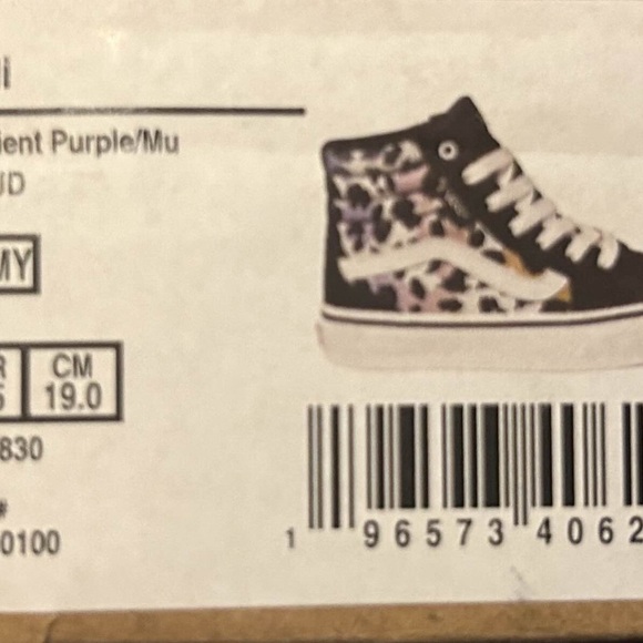 VANS • Filmore Hi Top Graphic Animal Print Lace Up Shoes - Picture 11 of 11